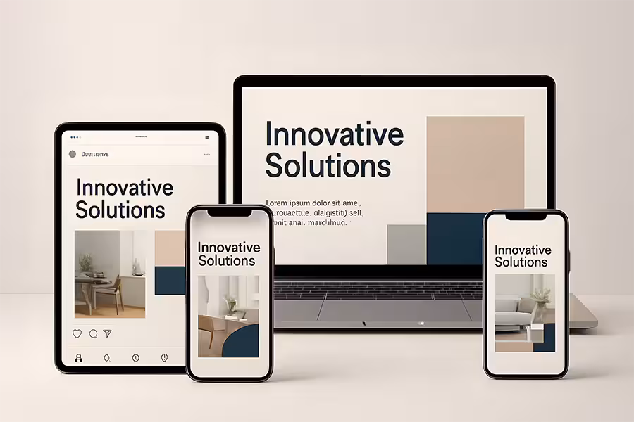 Professional digital and social media design services for businesses